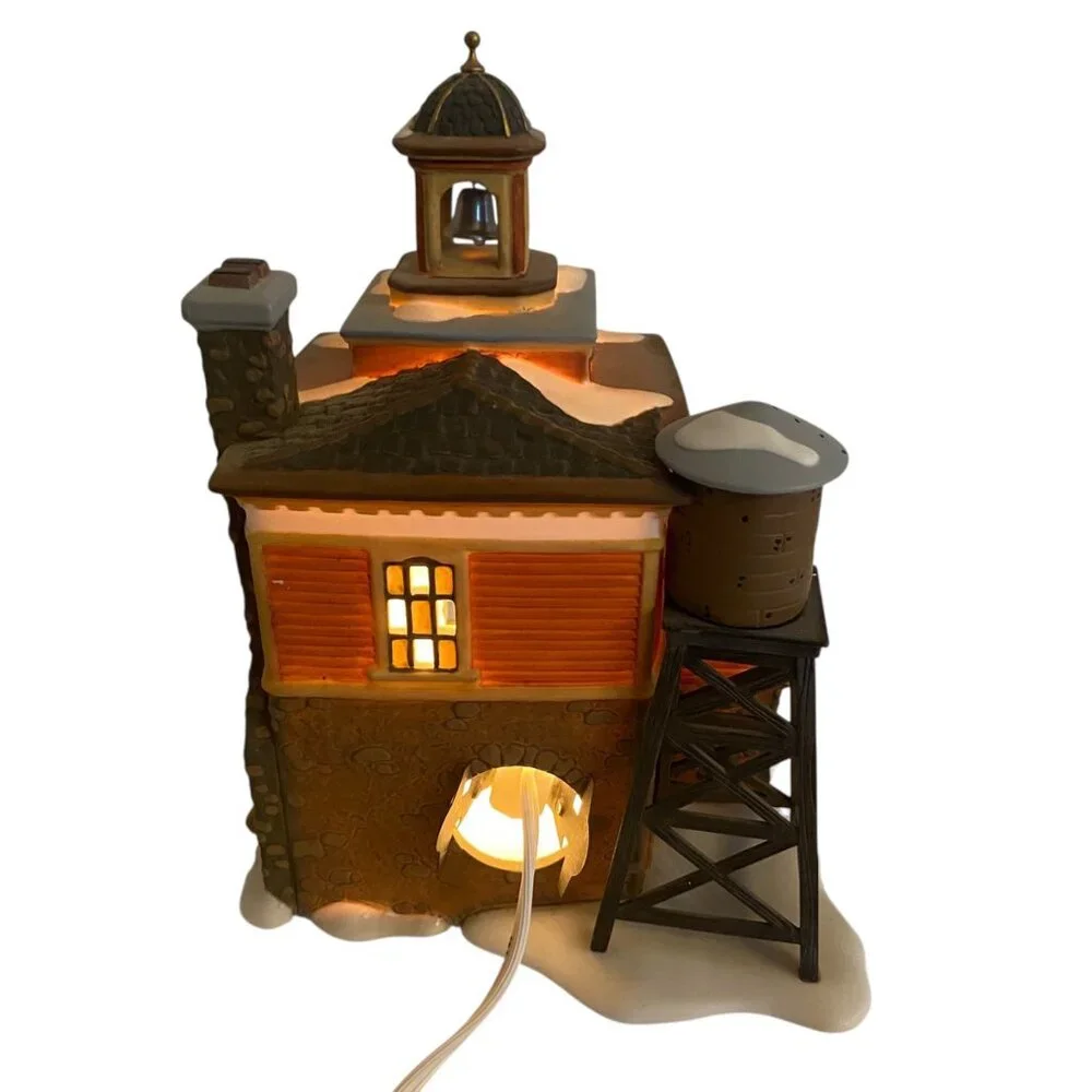Dept 56 New‎ England Village Franklin Hook & Ladder Heritage Christmas House